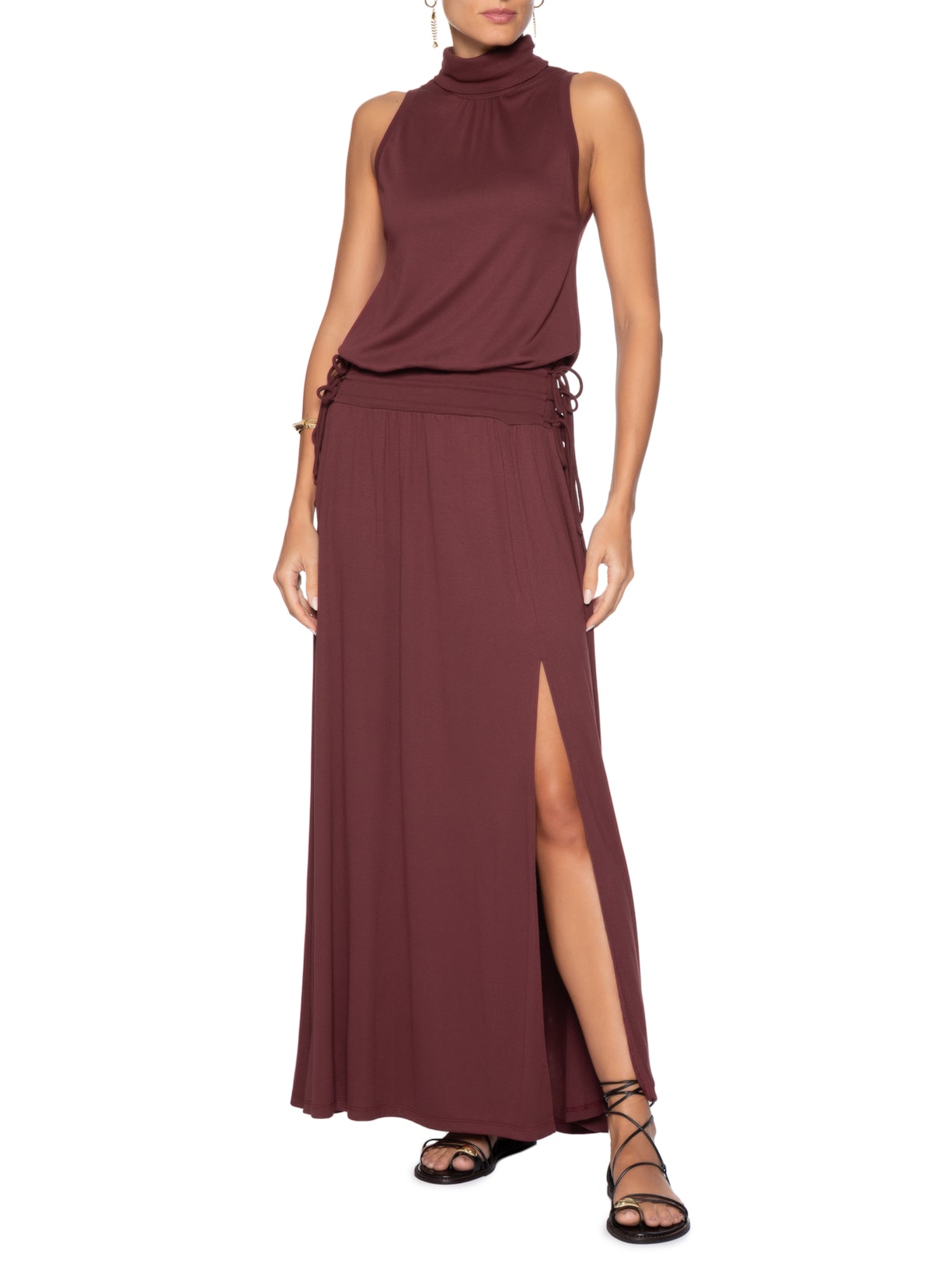 Vestido Cropped Amarração Vermelho Dress To