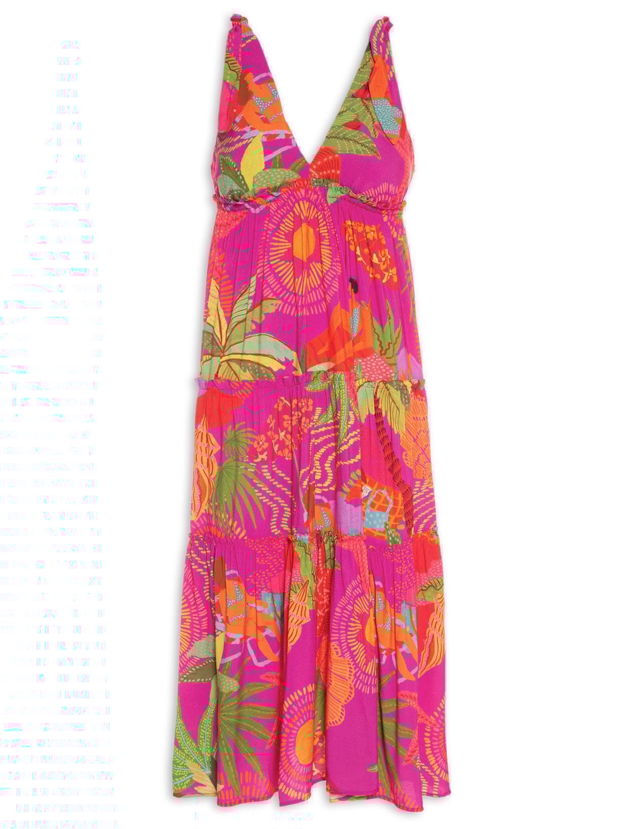 Vestido Cropped Bronzeado - Rosa