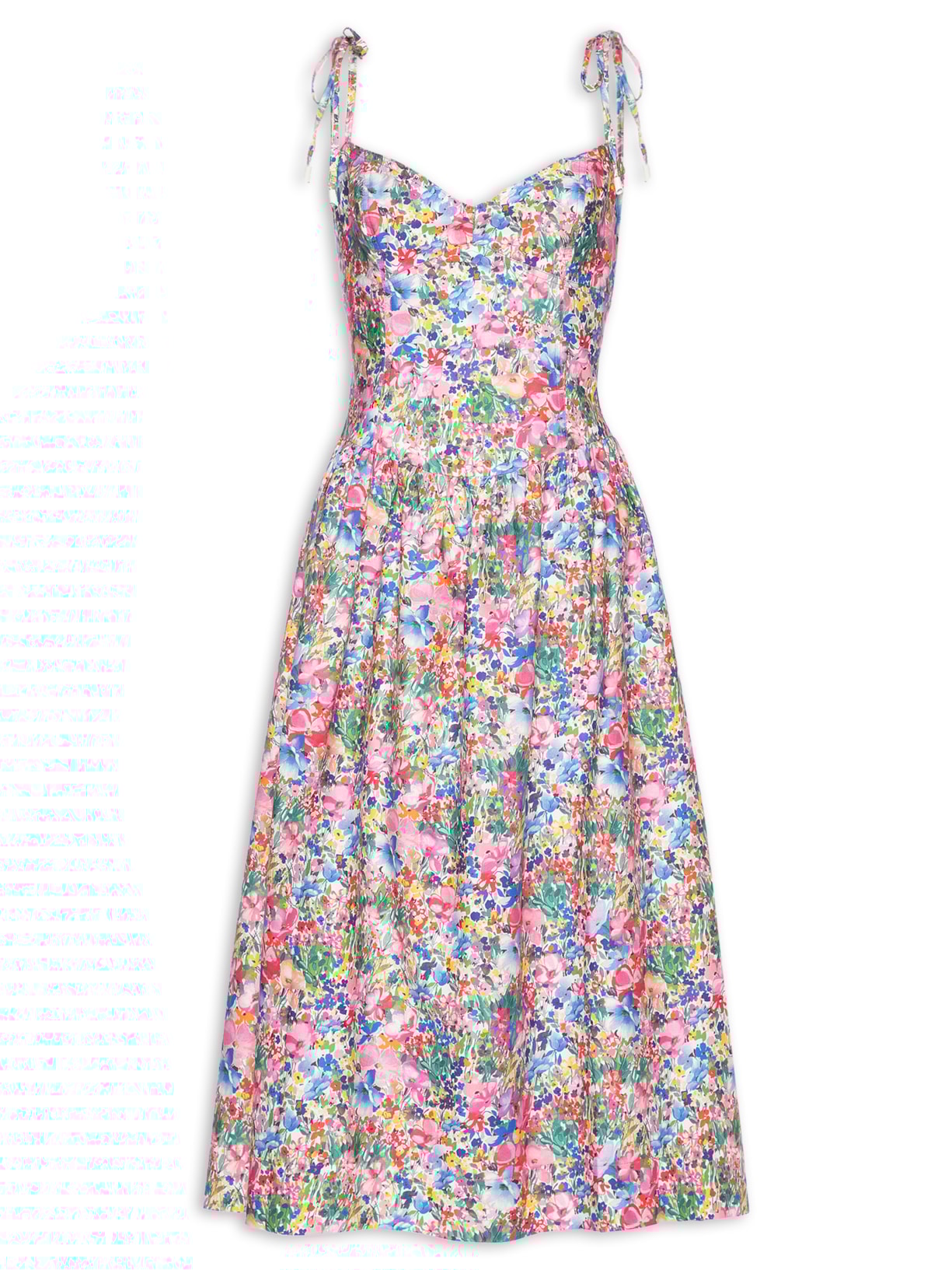 Vestido Cropped Camponesa - Rosa