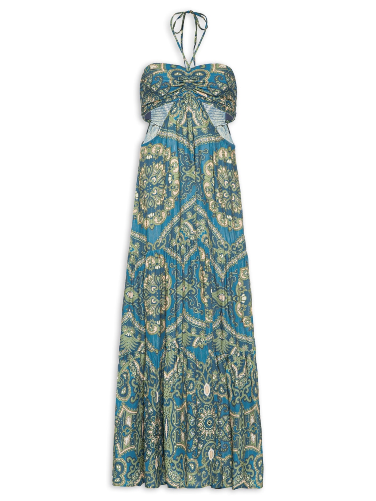 Vestido Cropped Capadocia - Azul