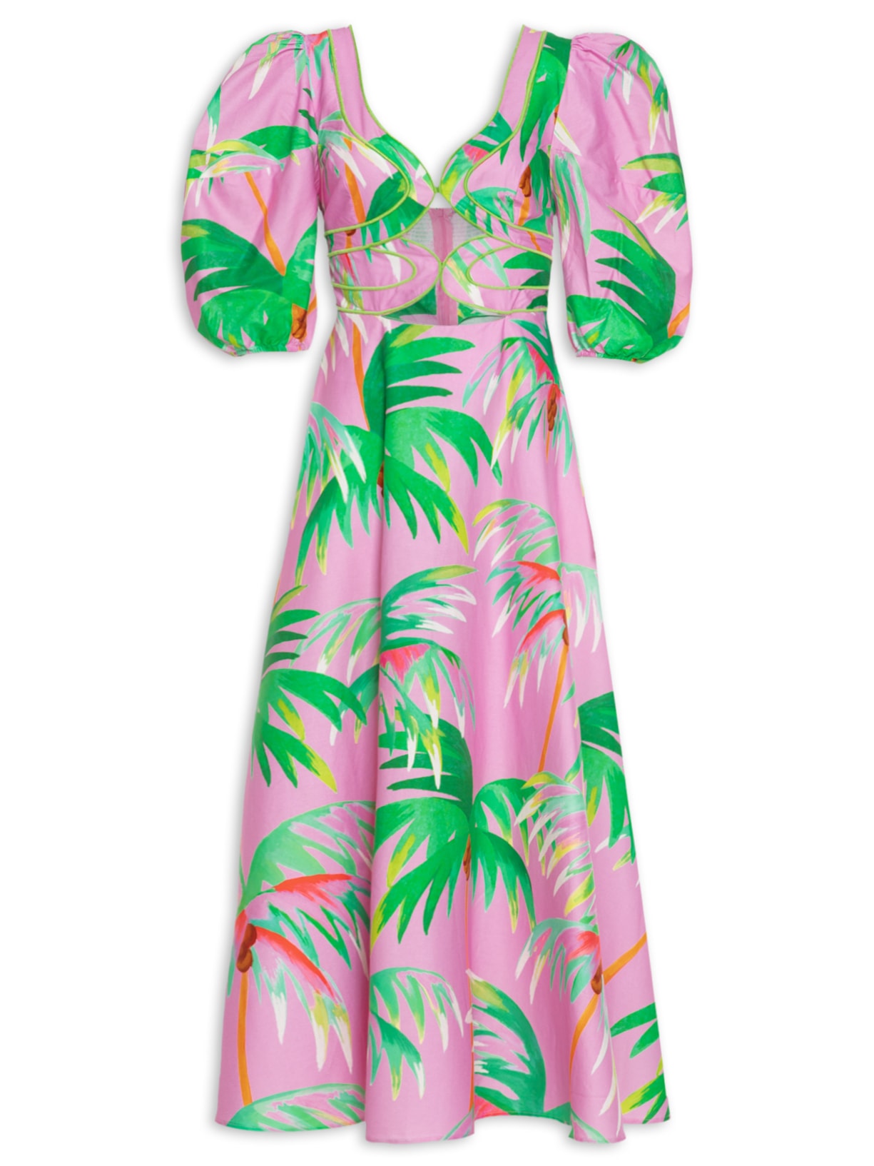 Vestido Cropped Coqueiral - Rosa