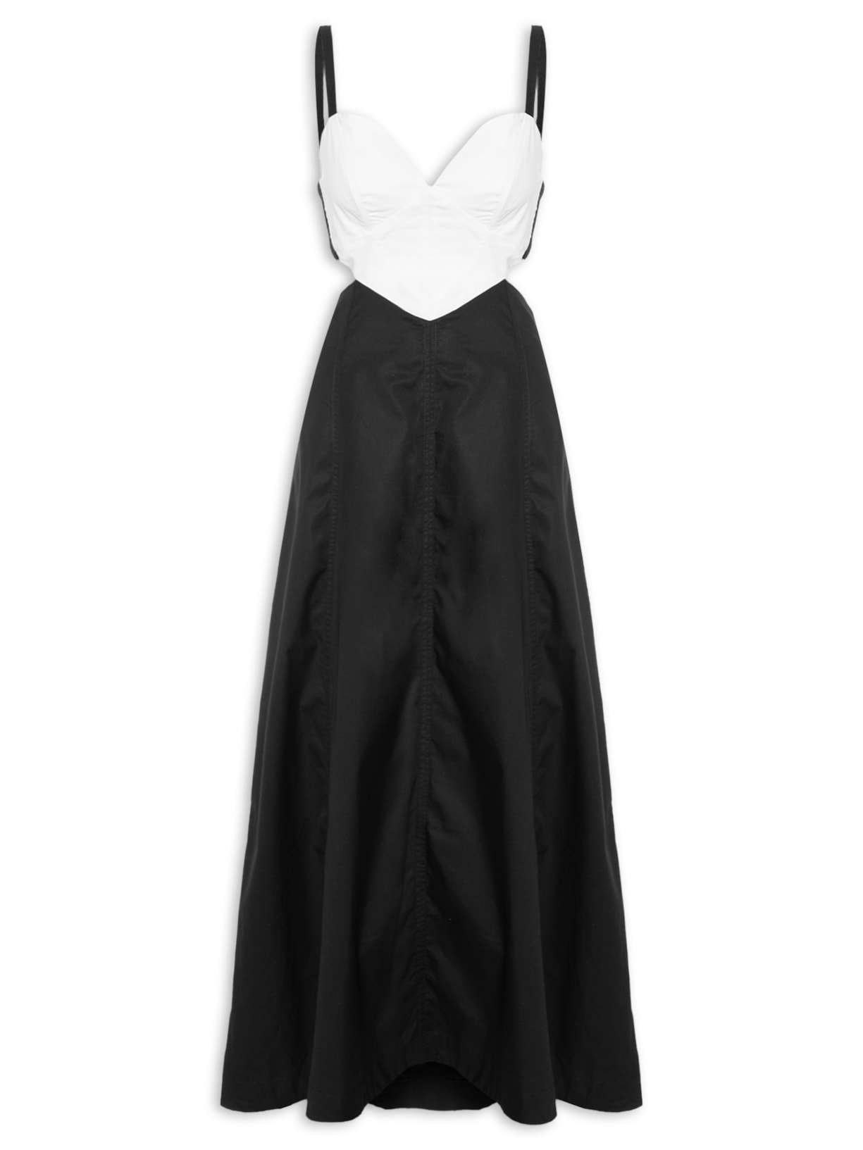 Vestido Cropped Coração Love Dress - Preto