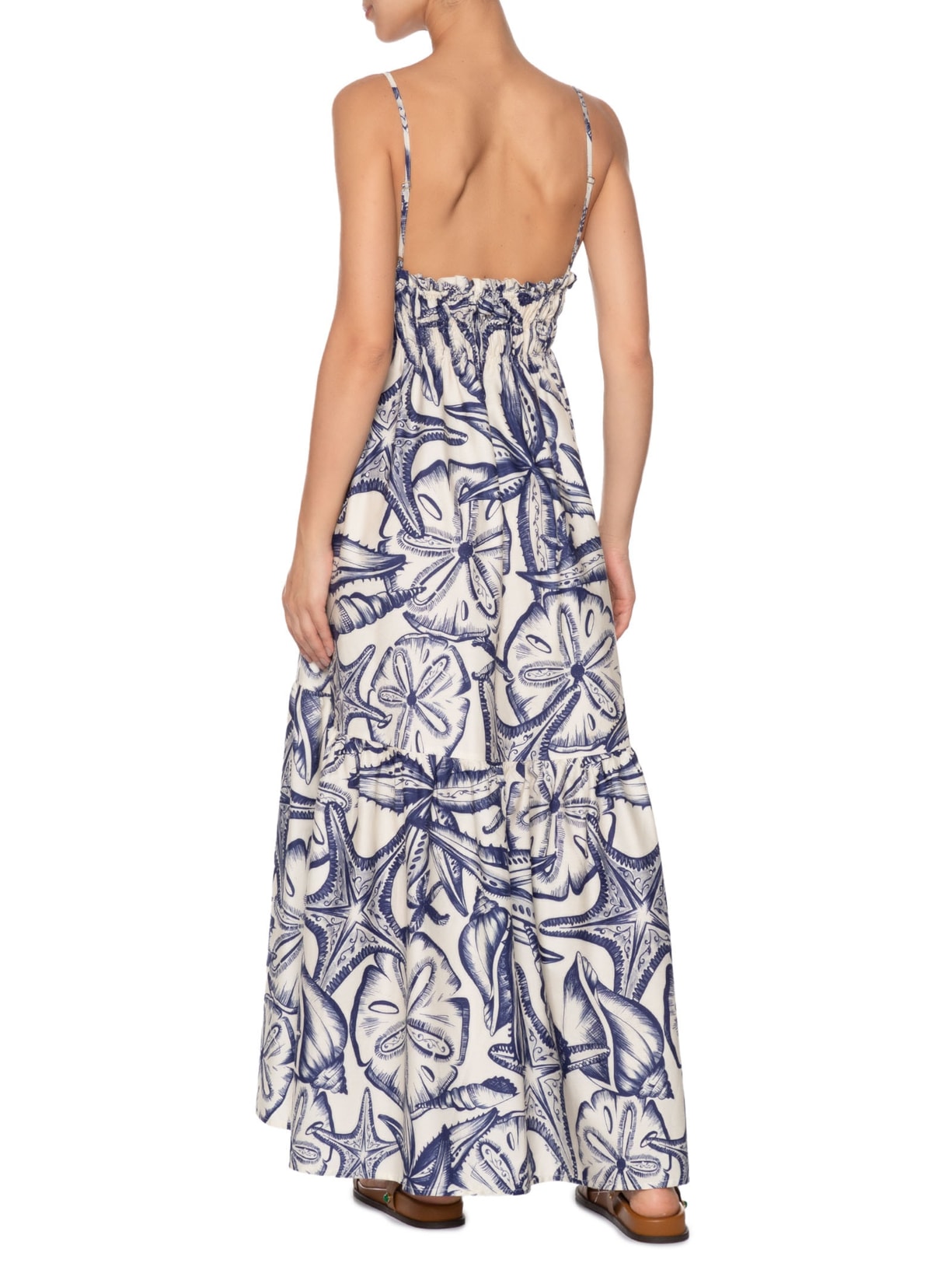 Vestido Cropped Desejo De Mar Branco Farm