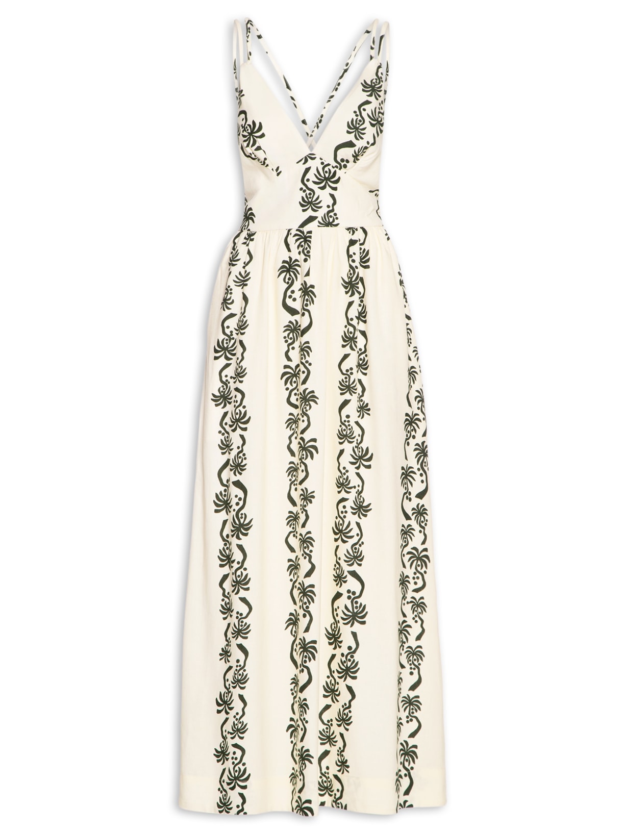 Vestido Cropped Estampa Aventureiro - Bege