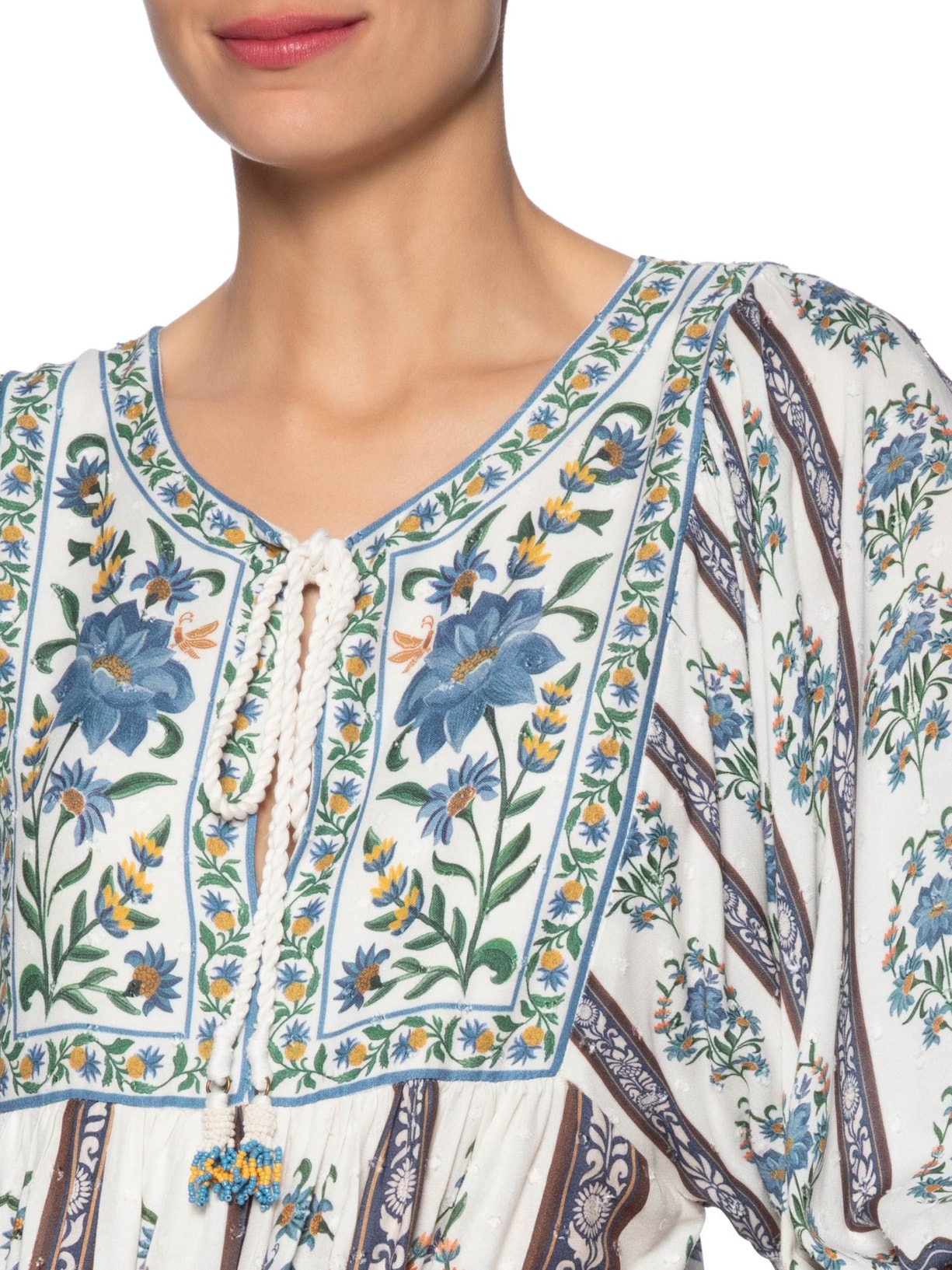 Vestido Cropped Manoela Branco Farm