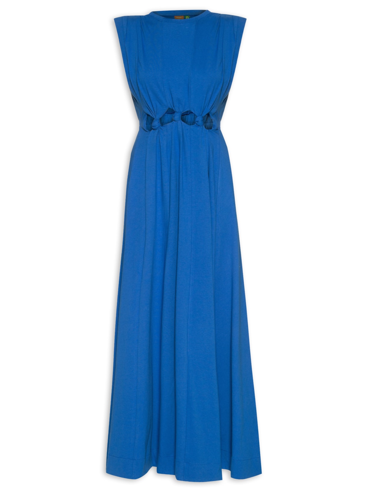 Vestido Cropped Nós - Azul