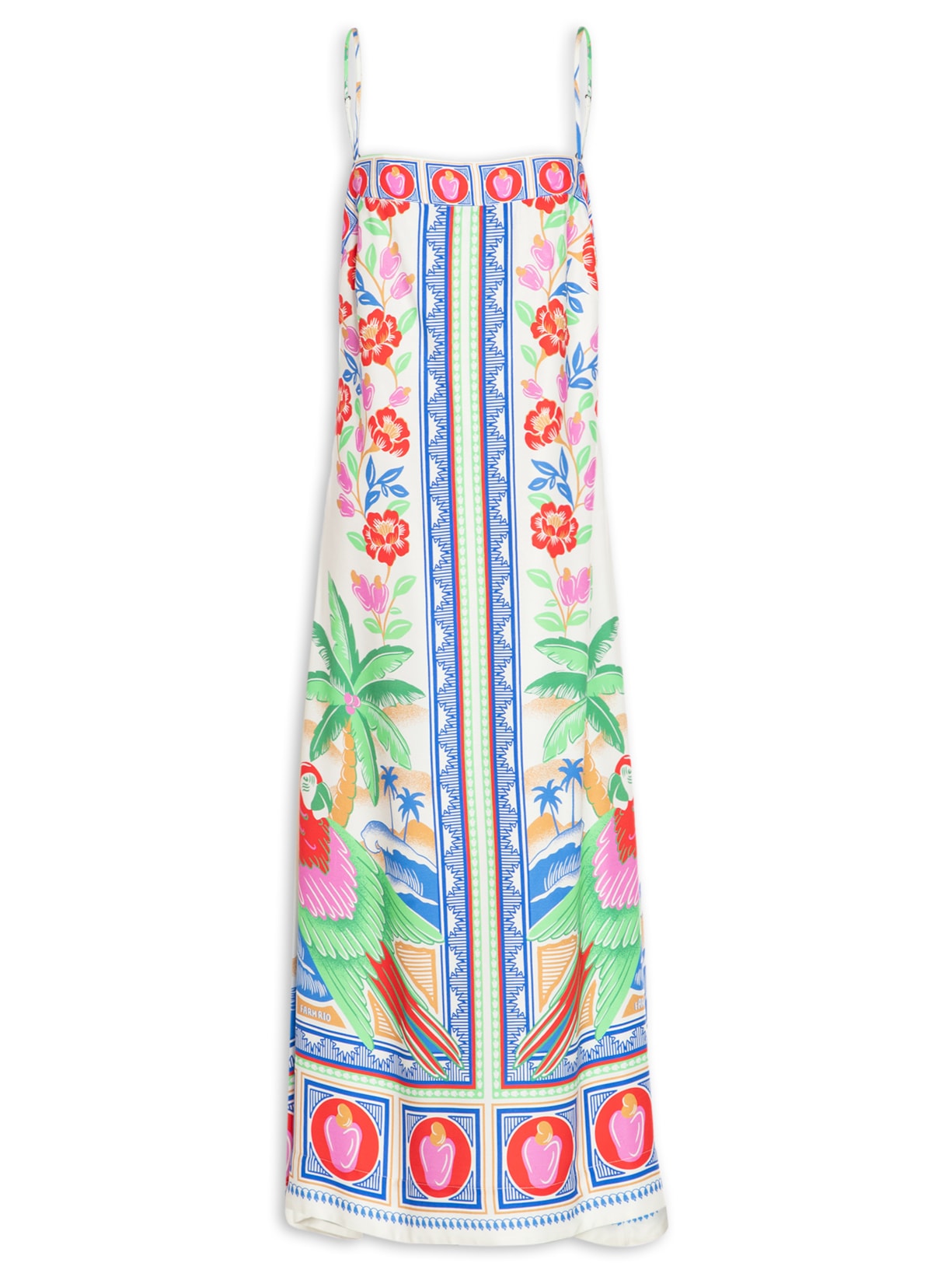 Vestido Cropped Praia De Flor - Branco