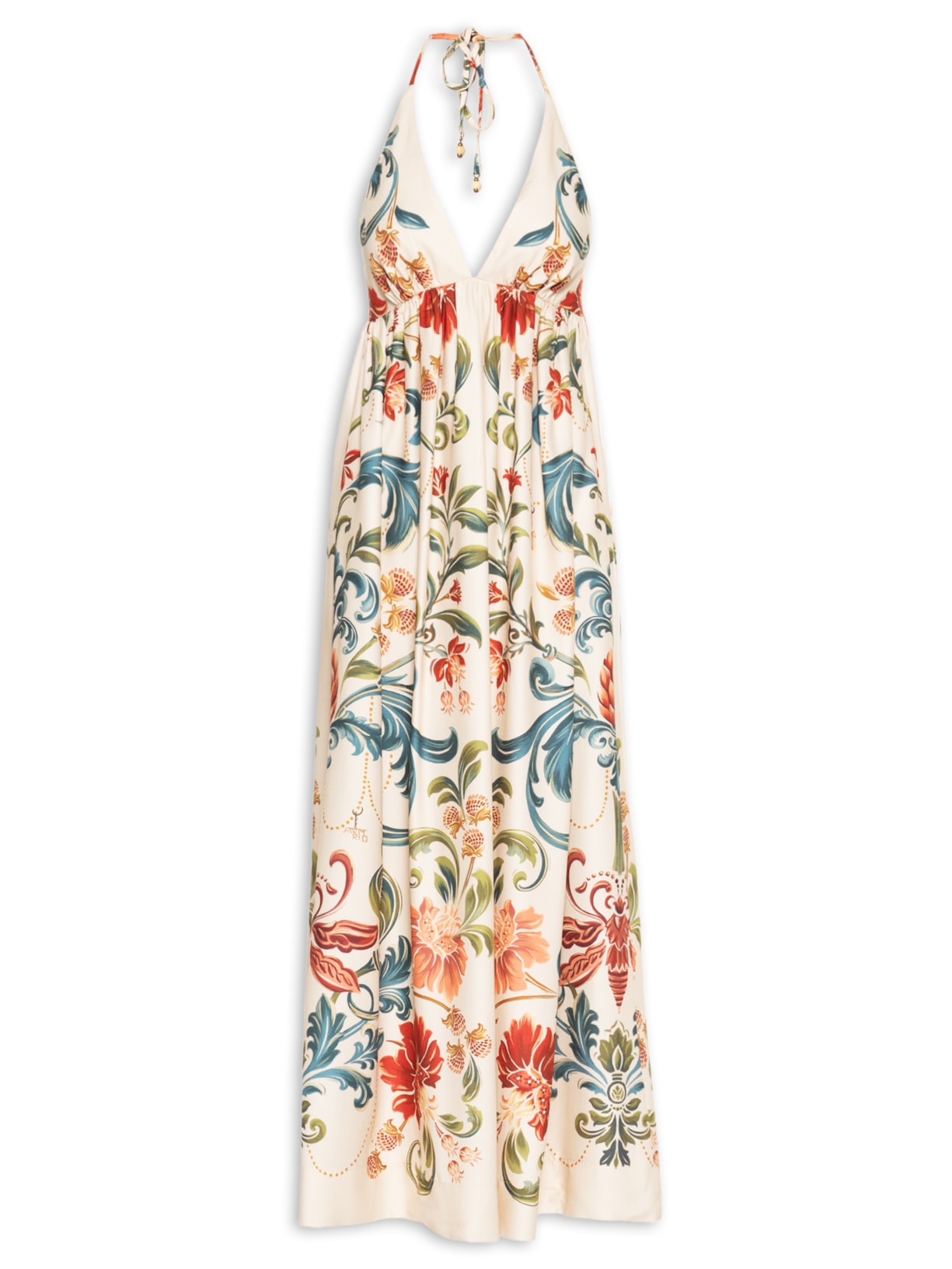 Vestido Cropped Sonho Real - Bege