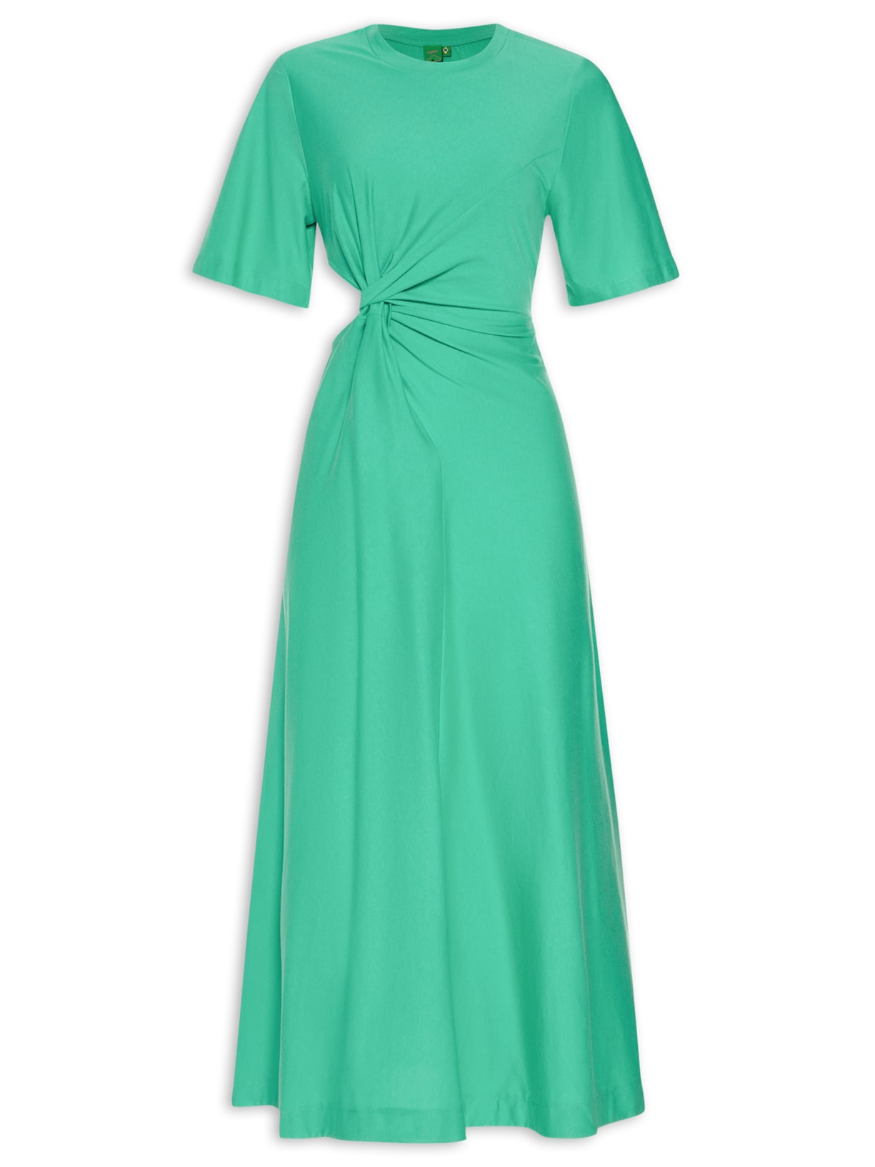 Vestido Cropped Torção - Verde