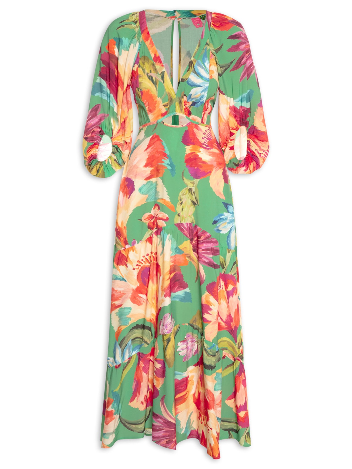 Vestido Cropped Tropicarte - Verde