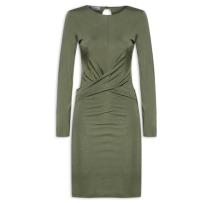 Vestido Cruzado - Verde
