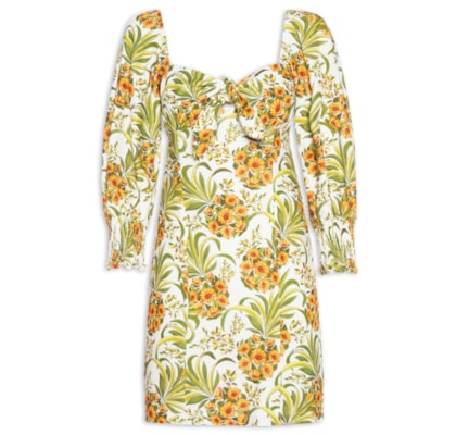 Vestido Curto Abacaflor - Verde