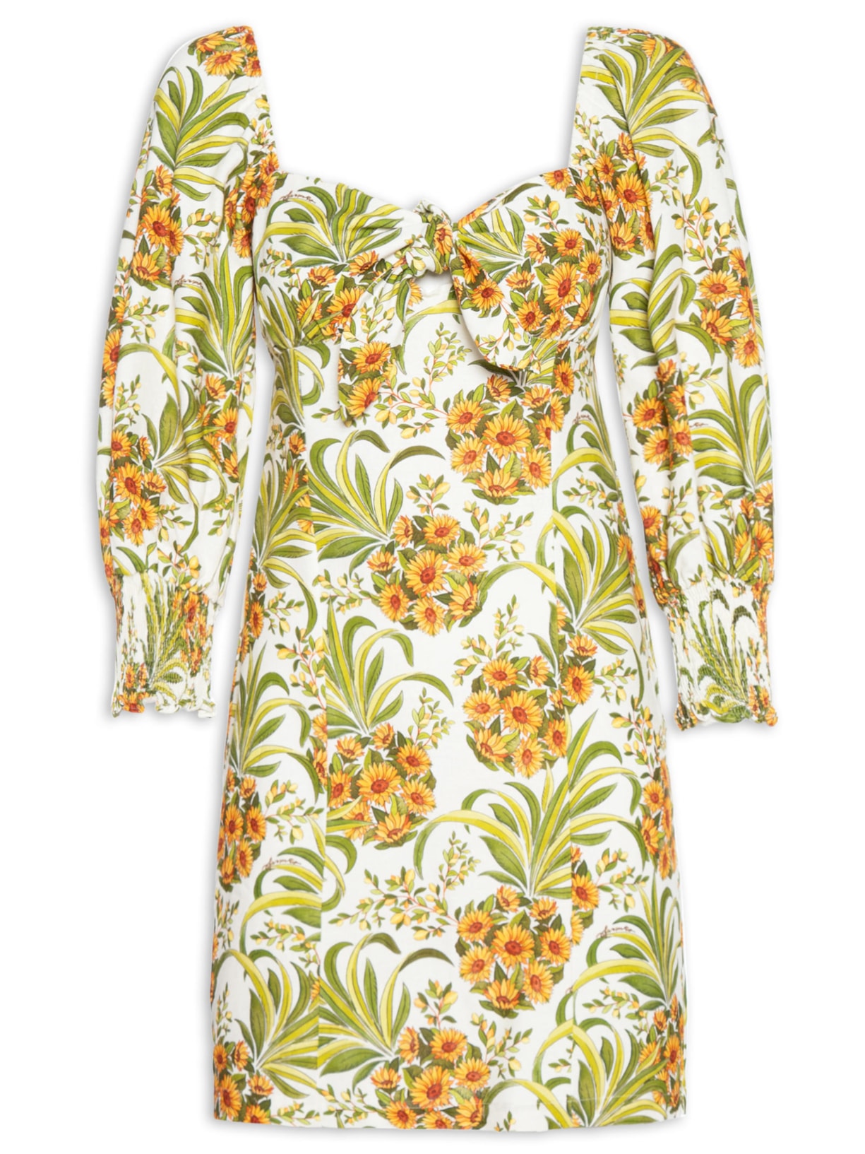 Vestido Curto Abacaflor - Verde