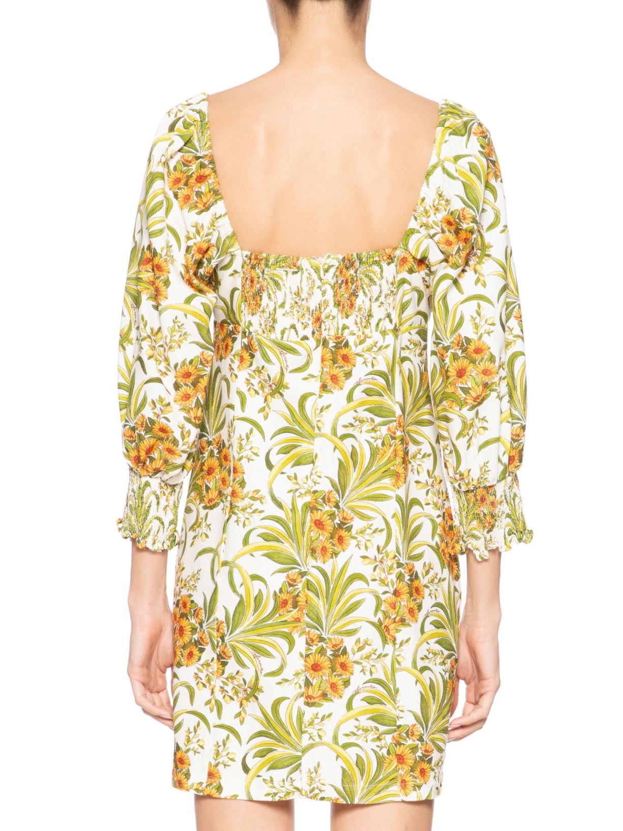 Vestido Curto Abacaflor Verde Farm