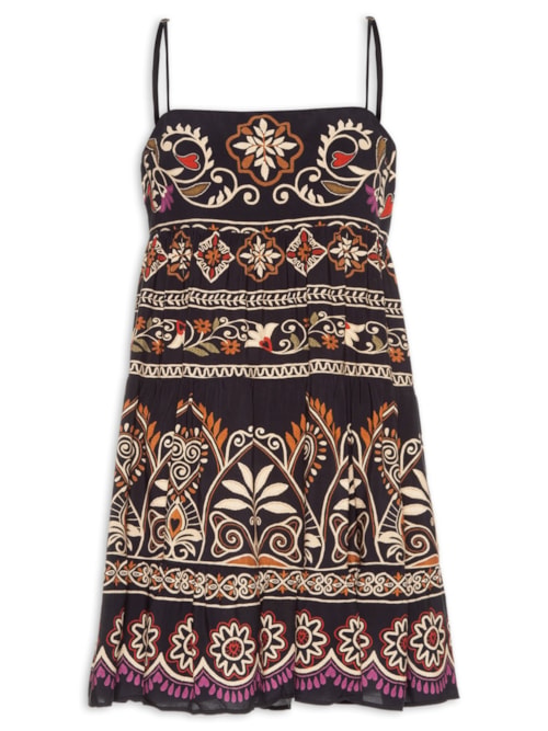 Vestido Curto Adriele - Preto