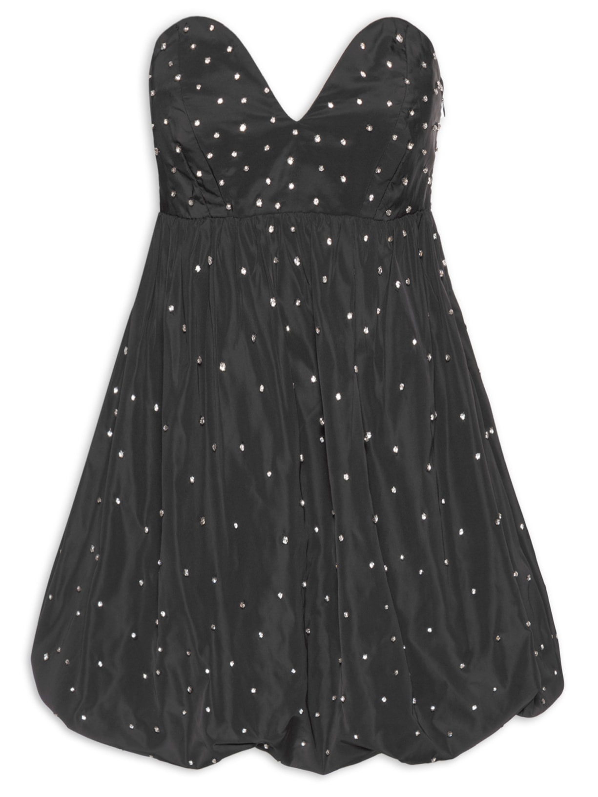 Vestido Curto Aisha Bordado Preto Fabulous Agilitá