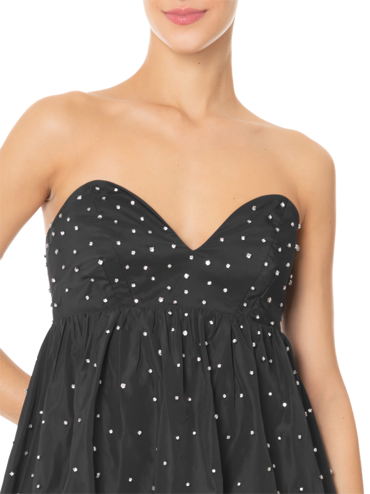 Vestido Curto Aisha Bordado Preto Fabulous Agilitá