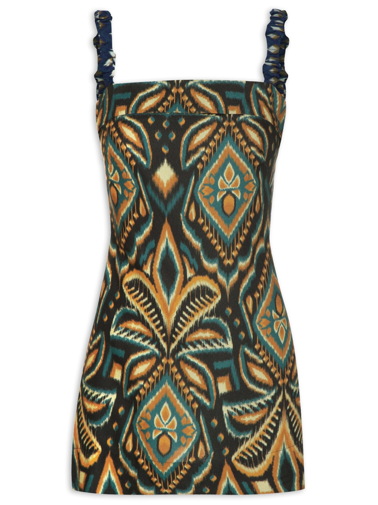 Vestido Curto Alba - Azul