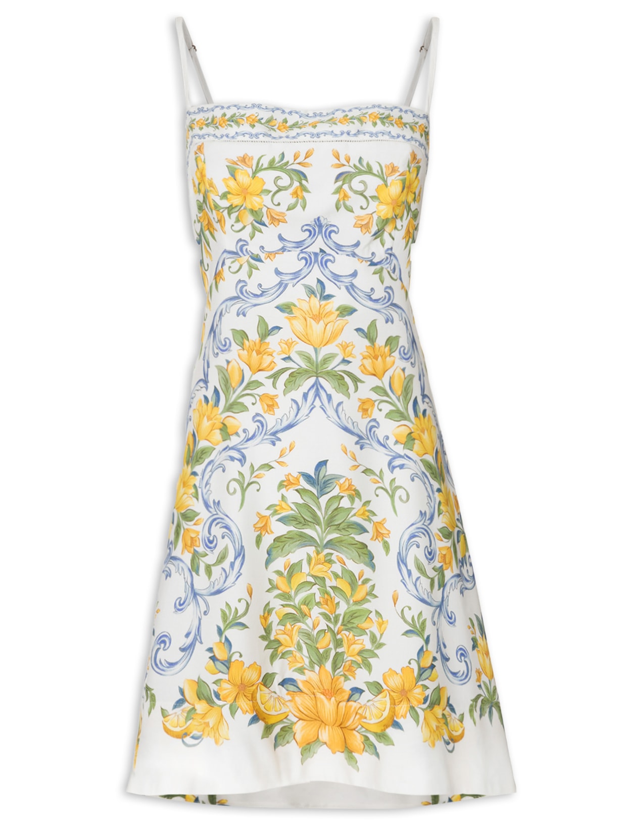 Vestido Curto Alça Sicilia - Amarelo