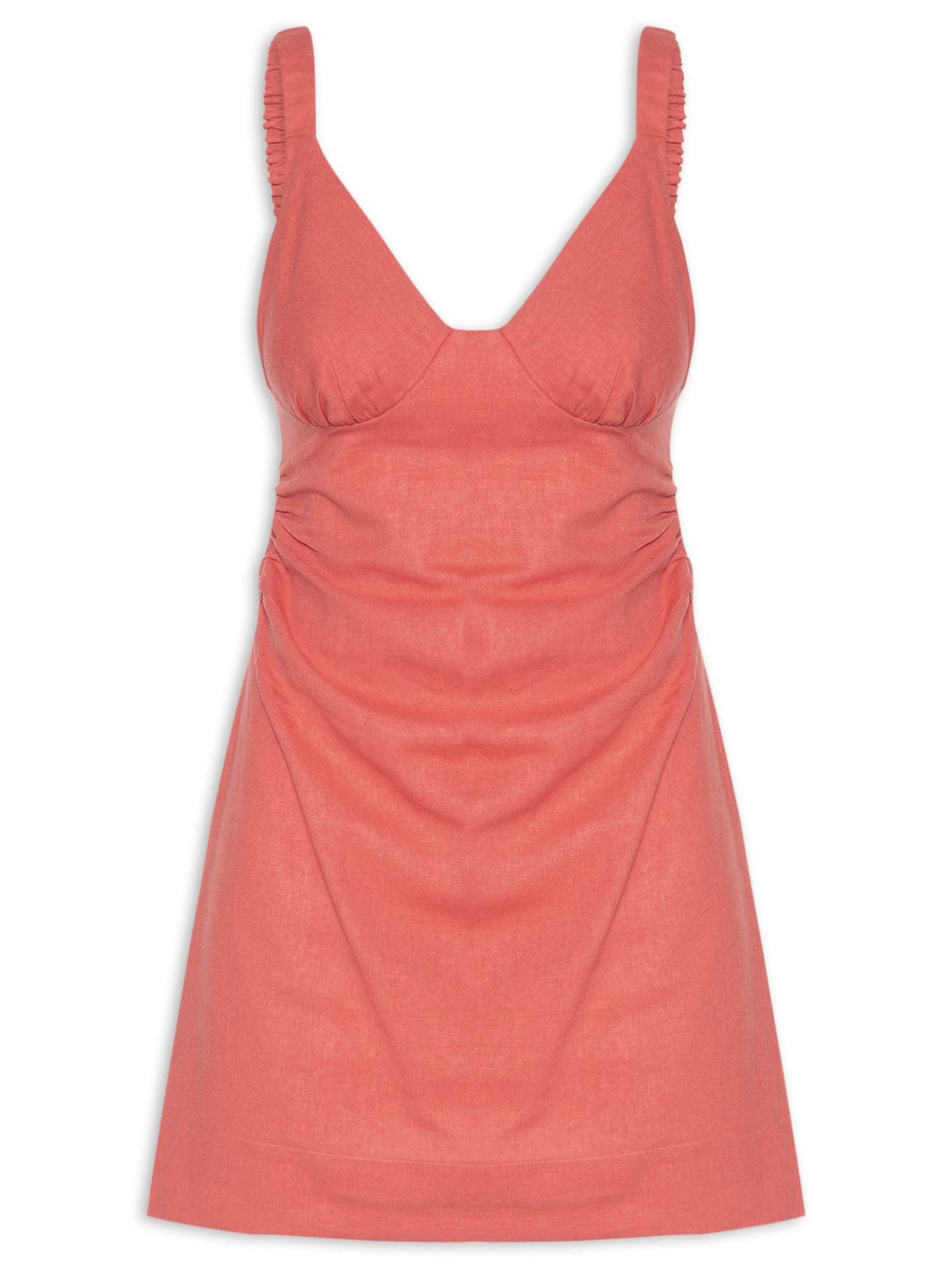 Vestido Curto Alça Vermelho Farm