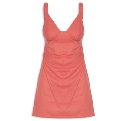 Vestido Curto Alça - Vermelho