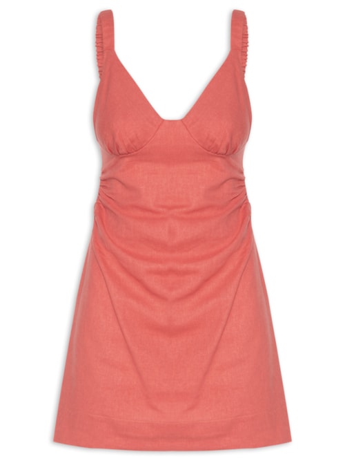 Vestido Curto Alça - Vermelho