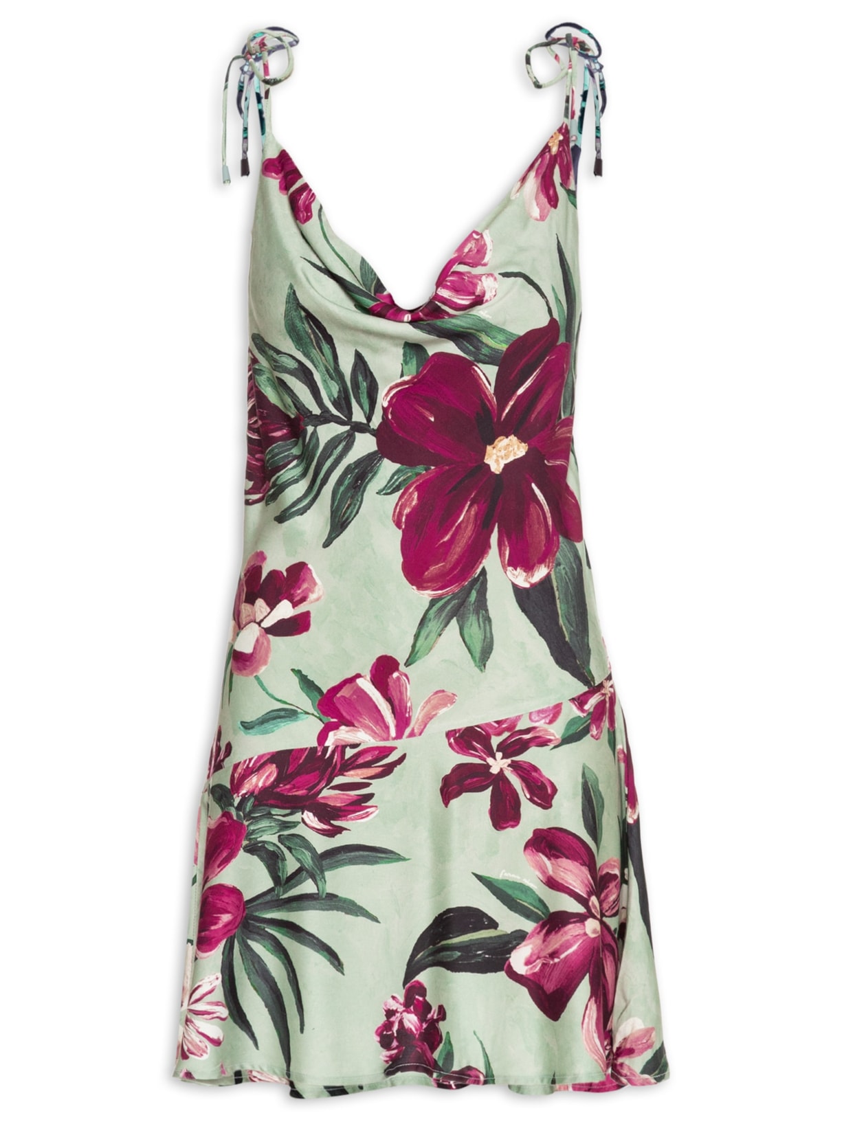 Vestido Curto Alças Lineia - Verde