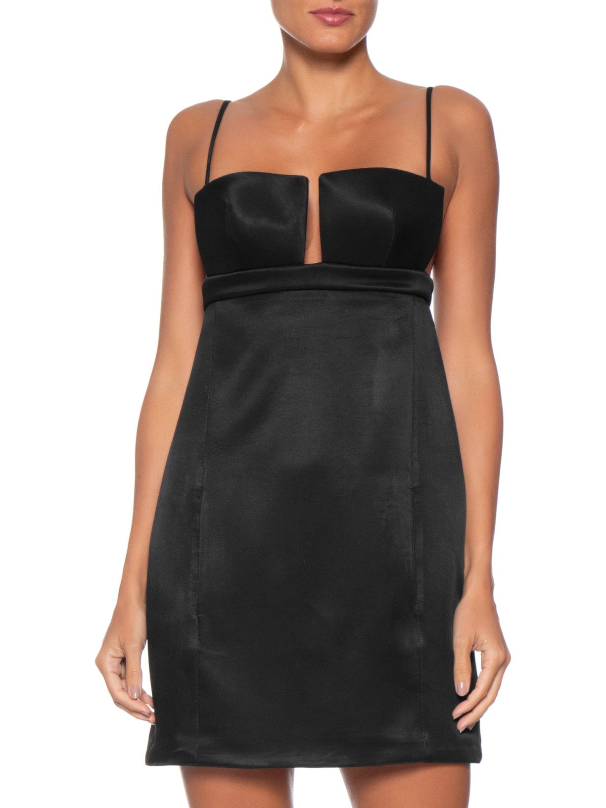 Vestido Curto Alcinha Preto Adriana Degreas