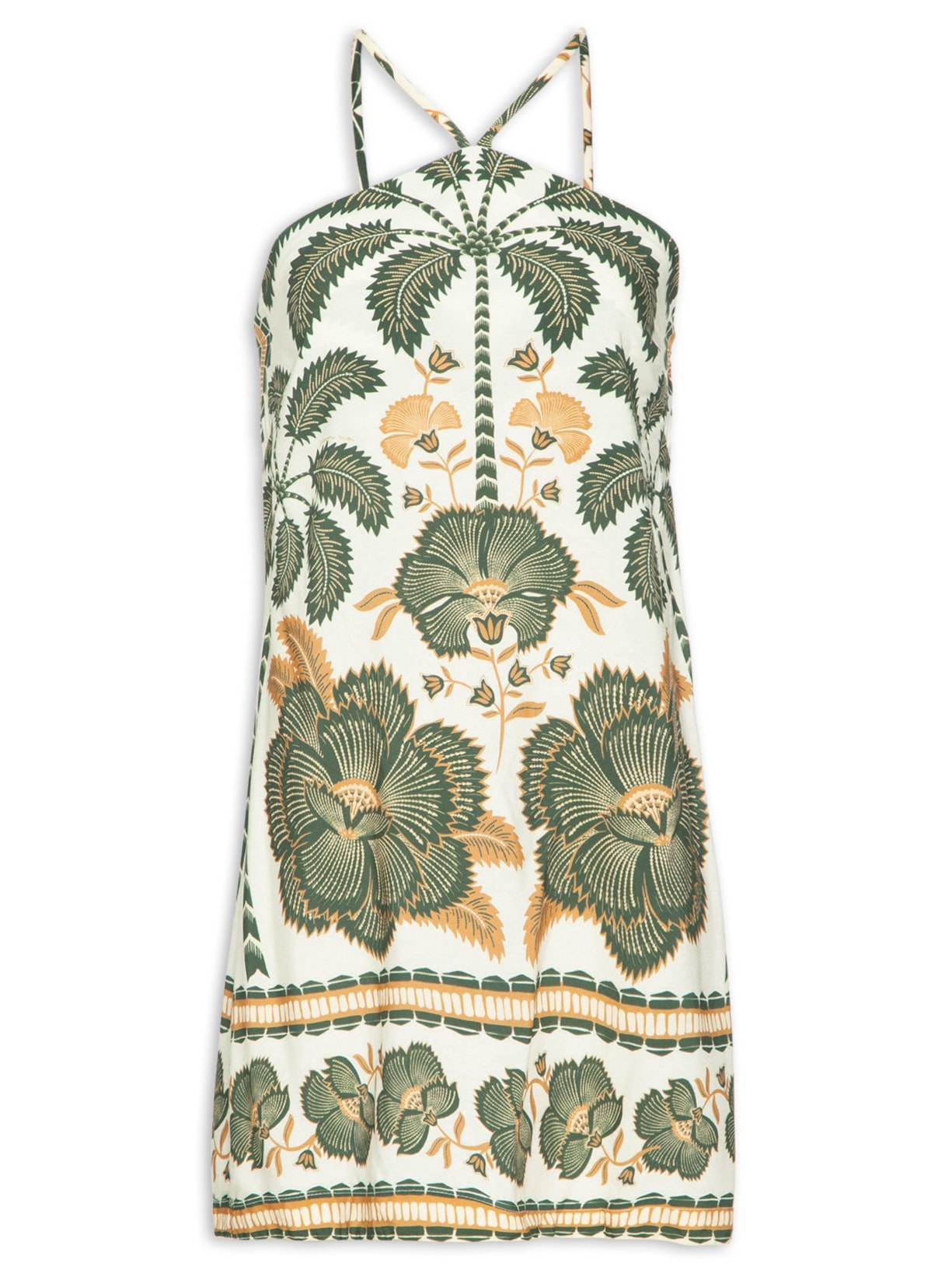 Vestido Curto Alcinha Riad - Verde