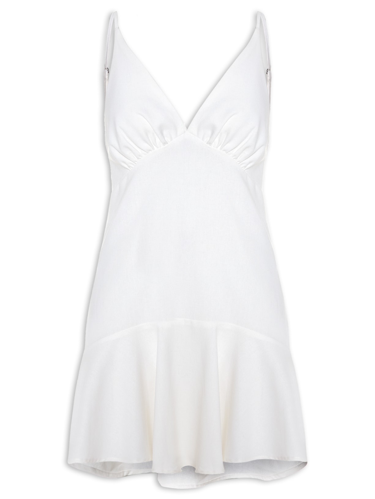Vestido Curto Alcinhas - Off White