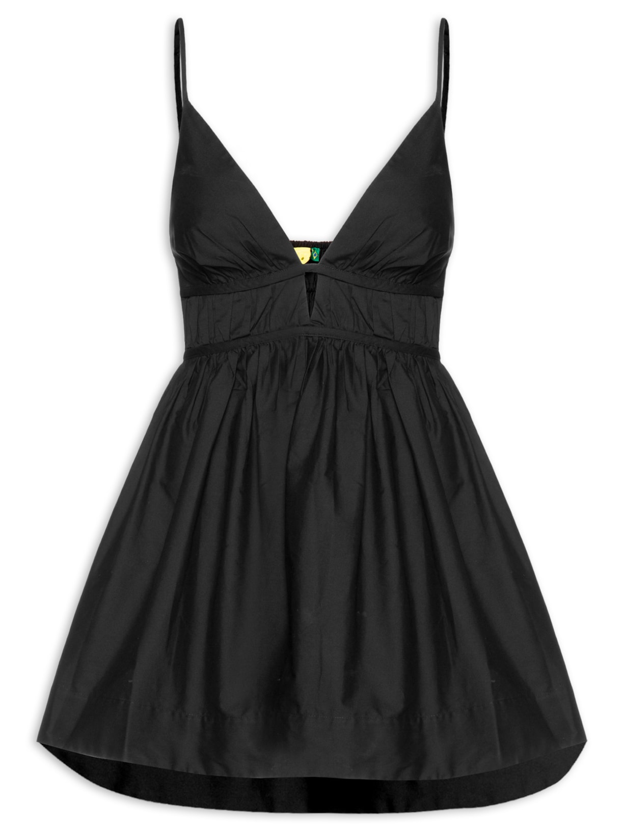Vestido Curto Alcinhas - Preto