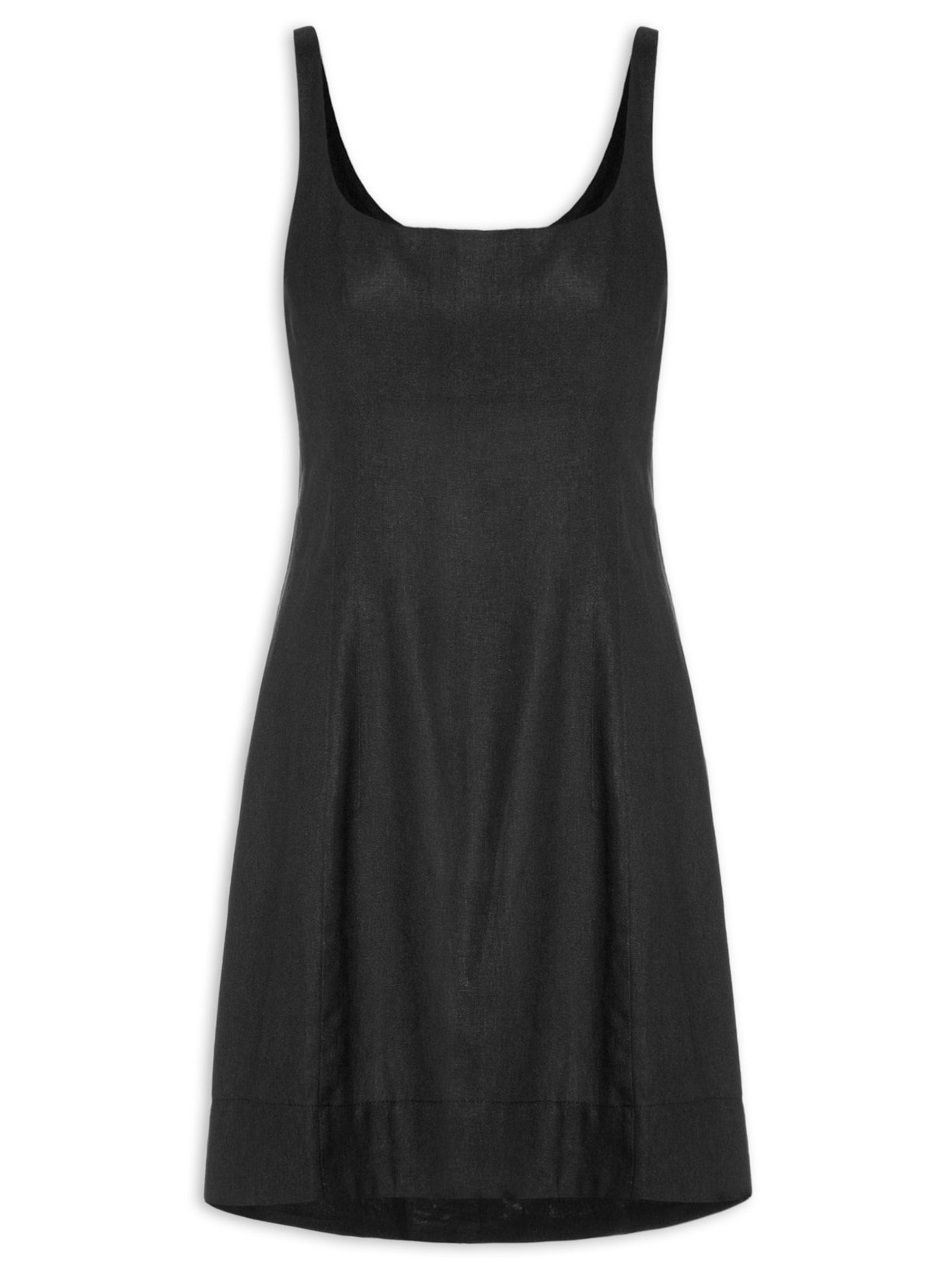 Vestido Curto Alfaiataria - Preto