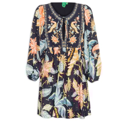 Vestido Curto Amalfi - Azul