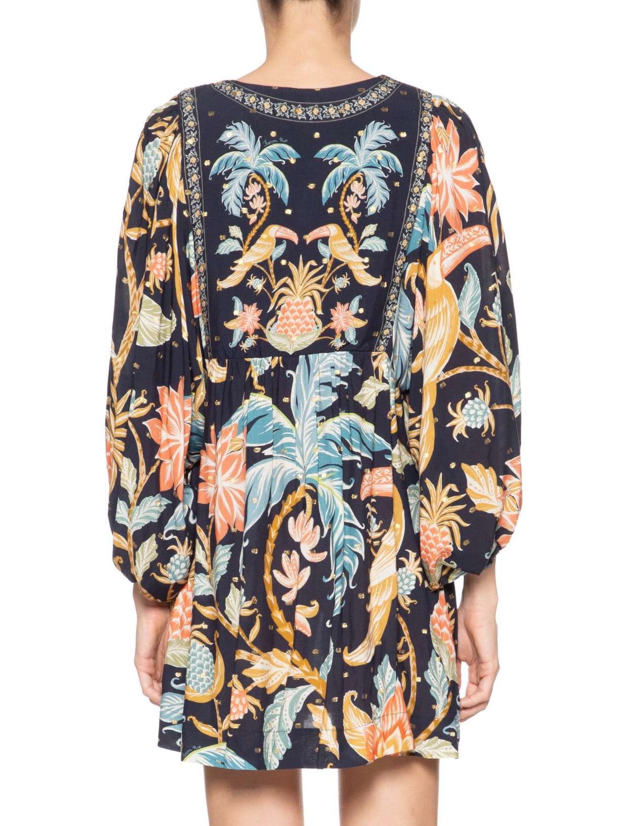 Vestido Curto Amalfi Azul Farm