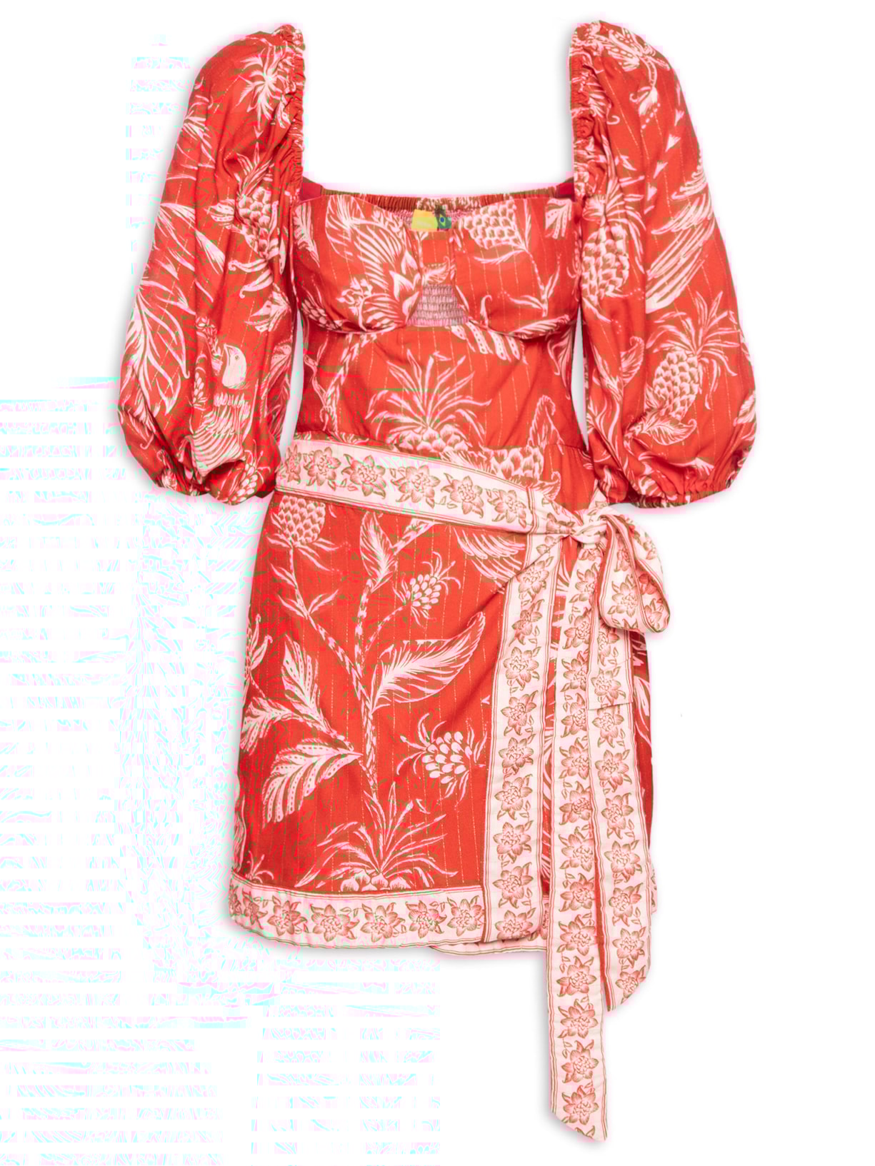 Vestido Curto Amalfi Vermelho Farm