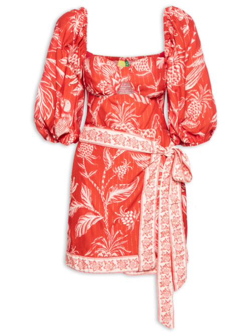 Vestido Curto Amalfi - Vermelho