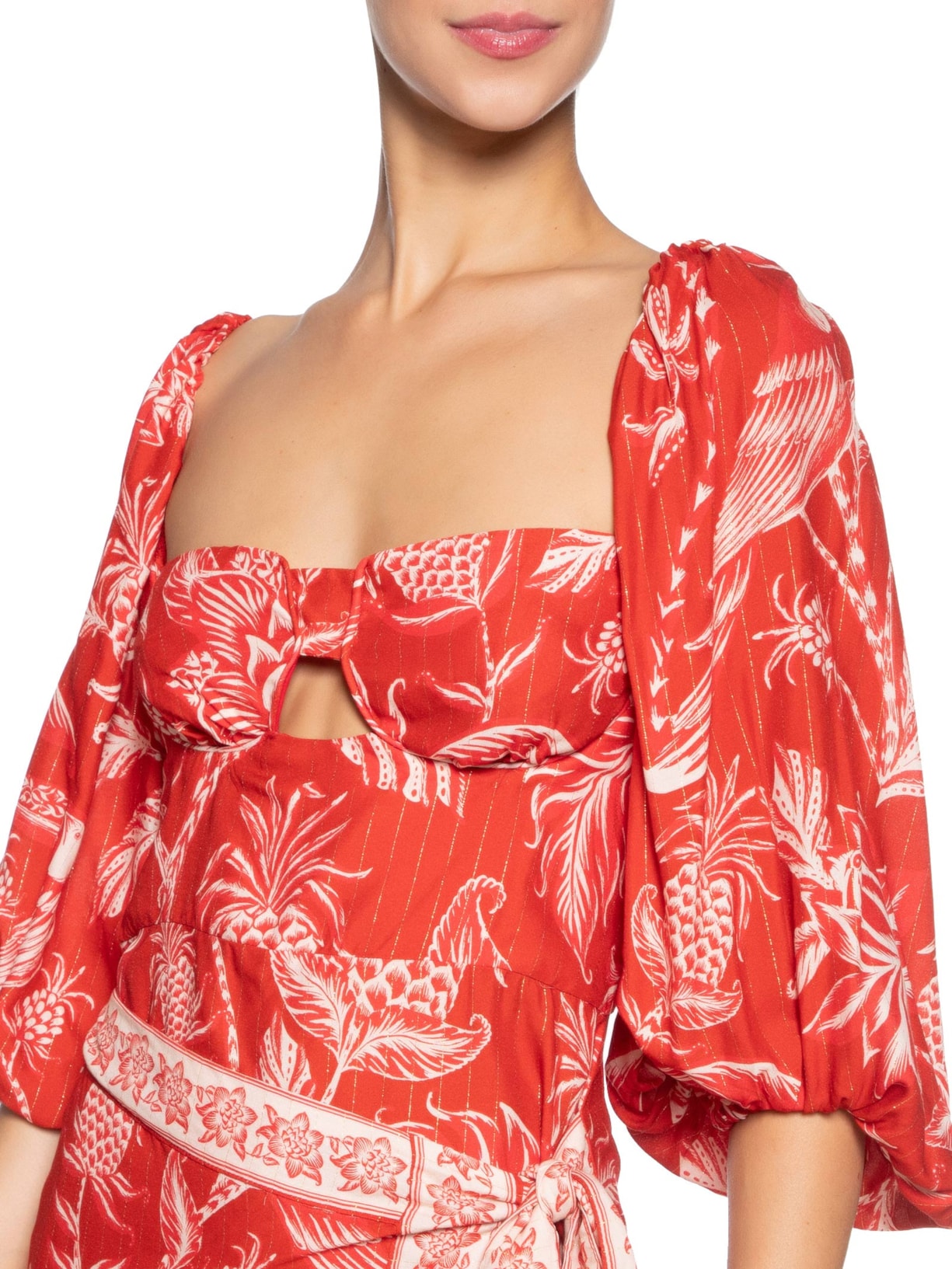 Vestido Curto Amalfi Vermelho Farm