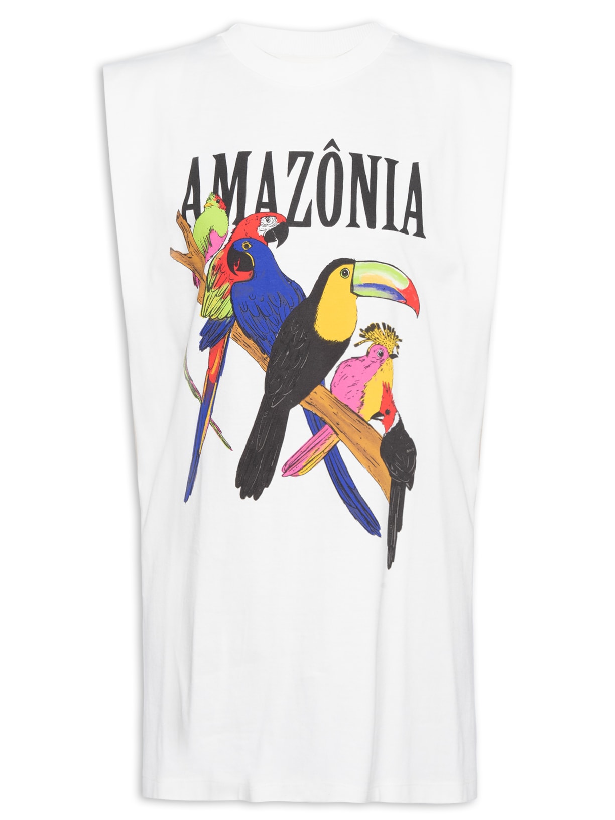 Vestido Curto Amazônia - Branco