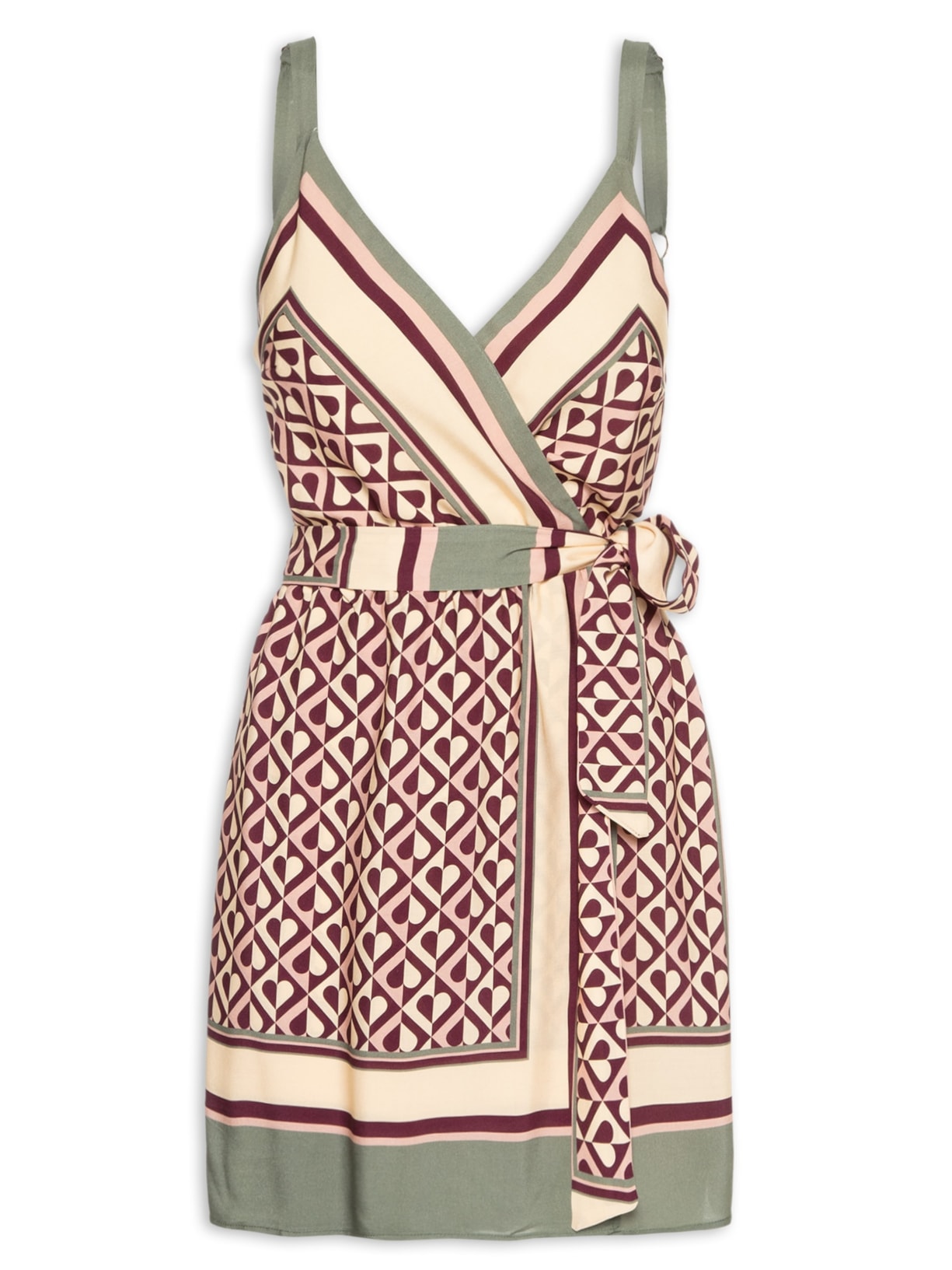 Vestido Curto Amore - Marrom