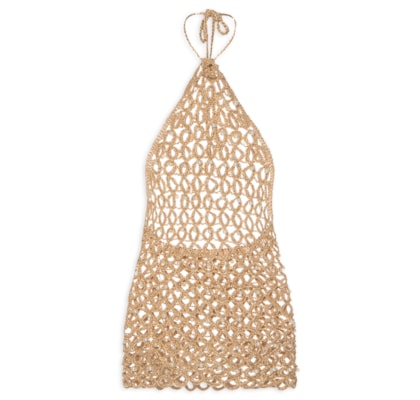 Vestido Curto Ana - Bege