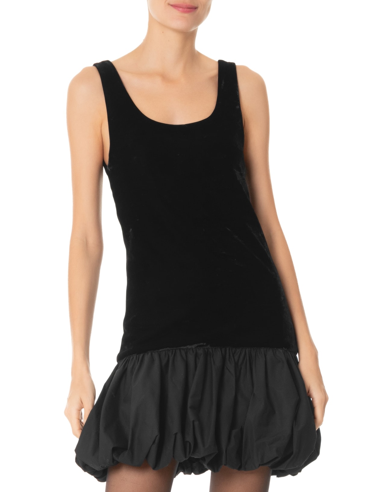Vestido Curto Angélica Balonê Preto Fabulous Agilitá