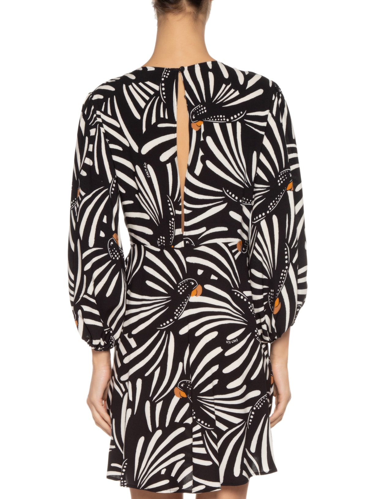 Vestido Curto Araríssima Preto Farm