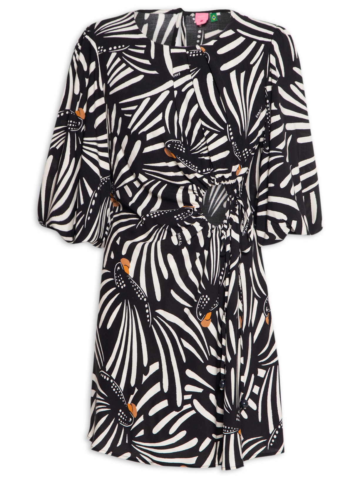 Vestido Curto Araríssima Preto Farm