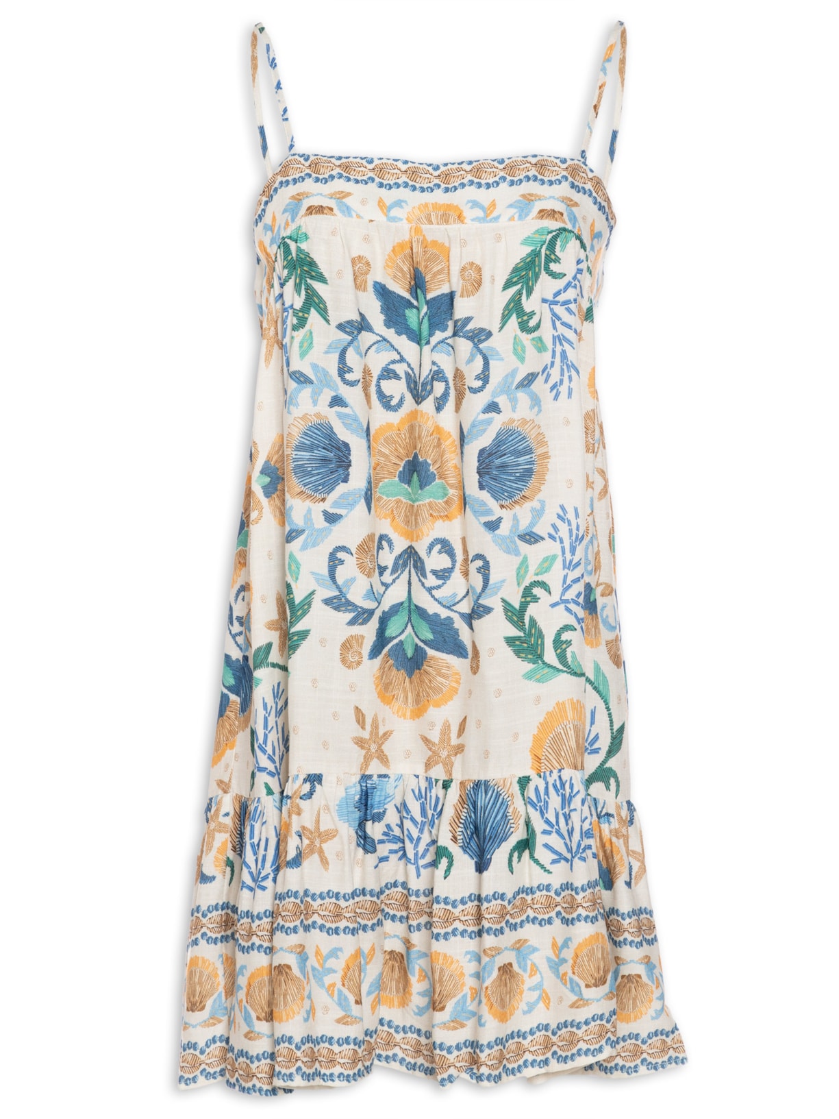 Vestido Curto Atalaia - Azul