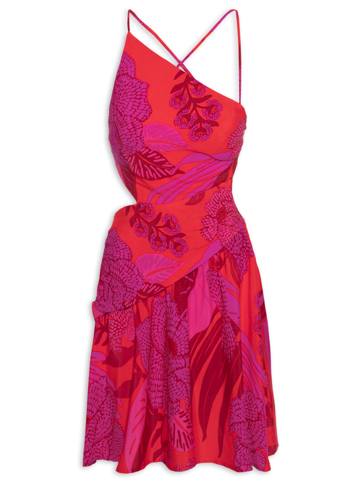 Vestido Curto Aurora - Vermelho