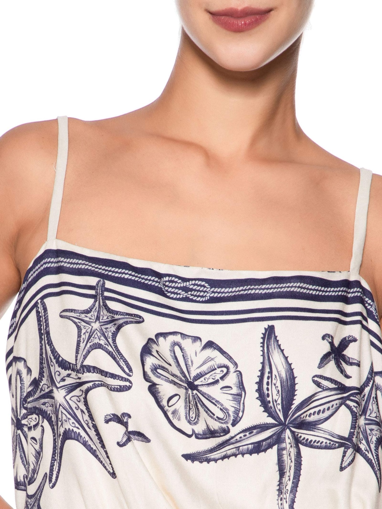 Vestido Curto Aventureiro Branco Farm