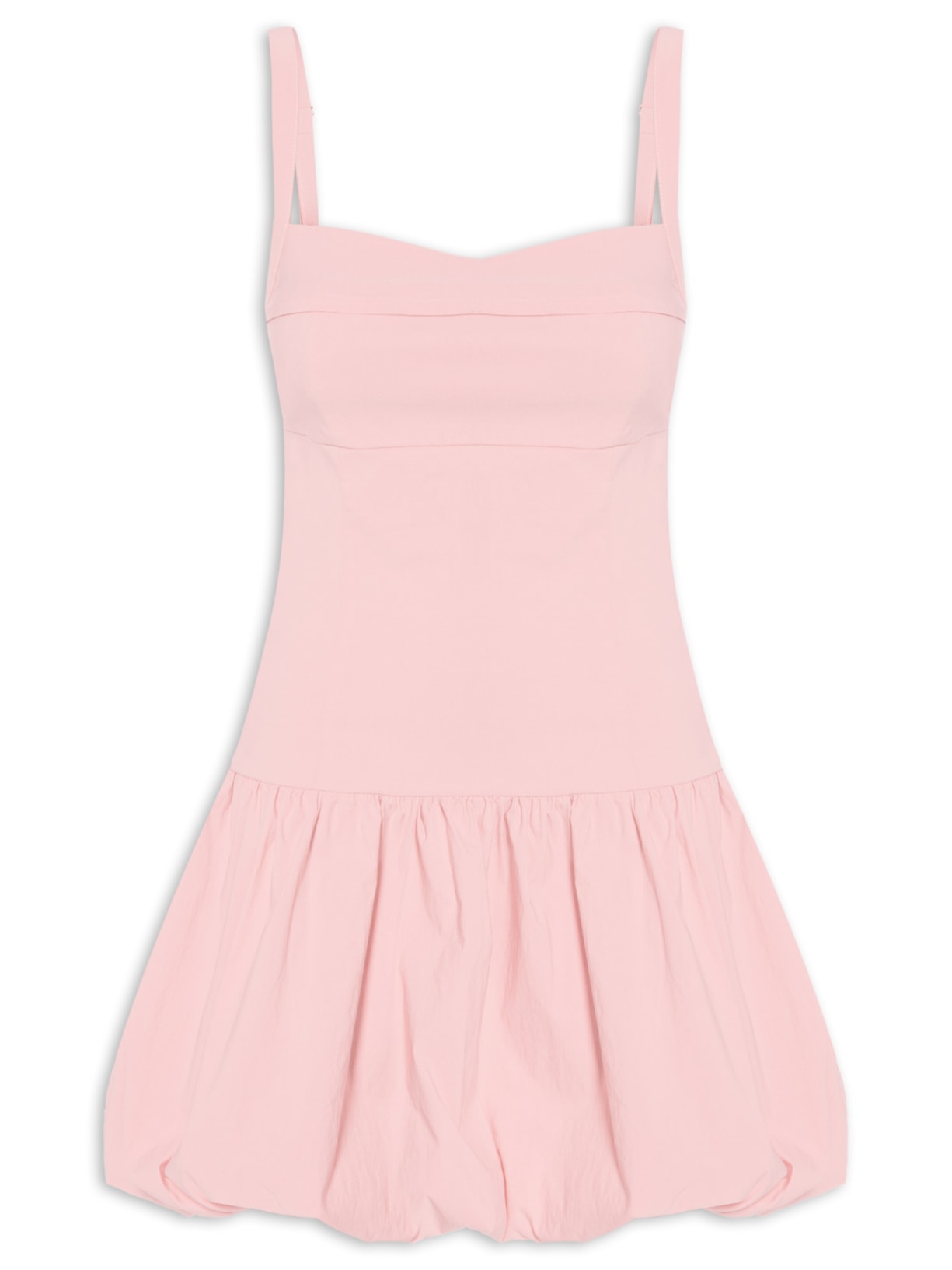 Vestido Curto Balonê - Rosa