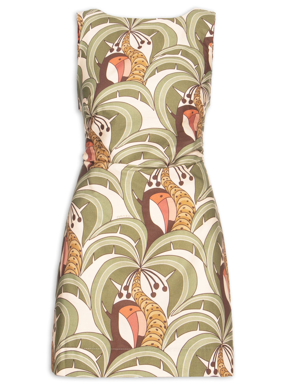 Vestido Curto Bananada De Tucano - Verde