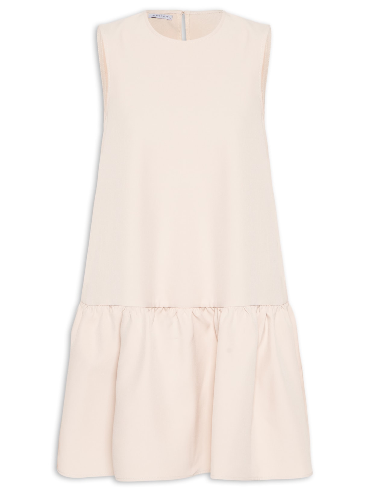 Vestido Curto Bege Market 33