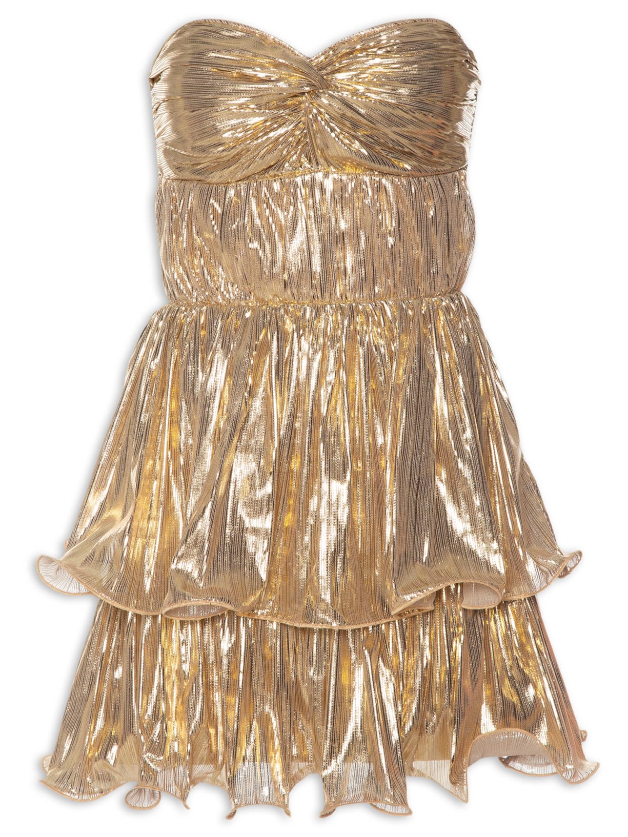 Vestido Curto Bella - Dourado